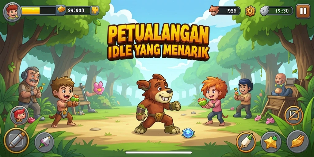 Tampilan gameplay yang menyenangkan dan interaktif dari 9939.