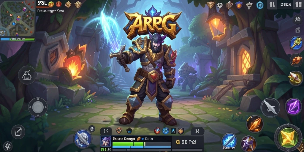 Tampilan gameplay 9SL yang menampilkan aksi seru ARPG.