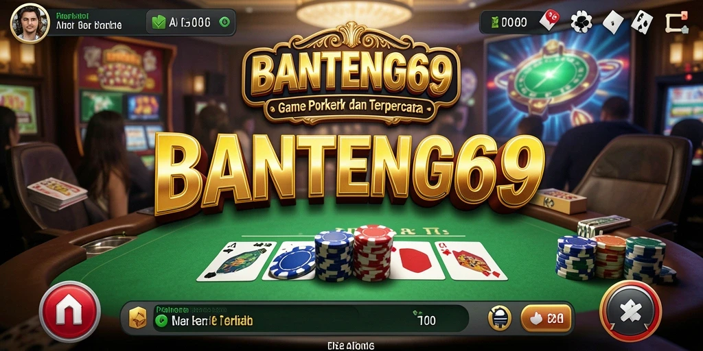 Tampilan menarik saat bermain Poker di BANTENG69.