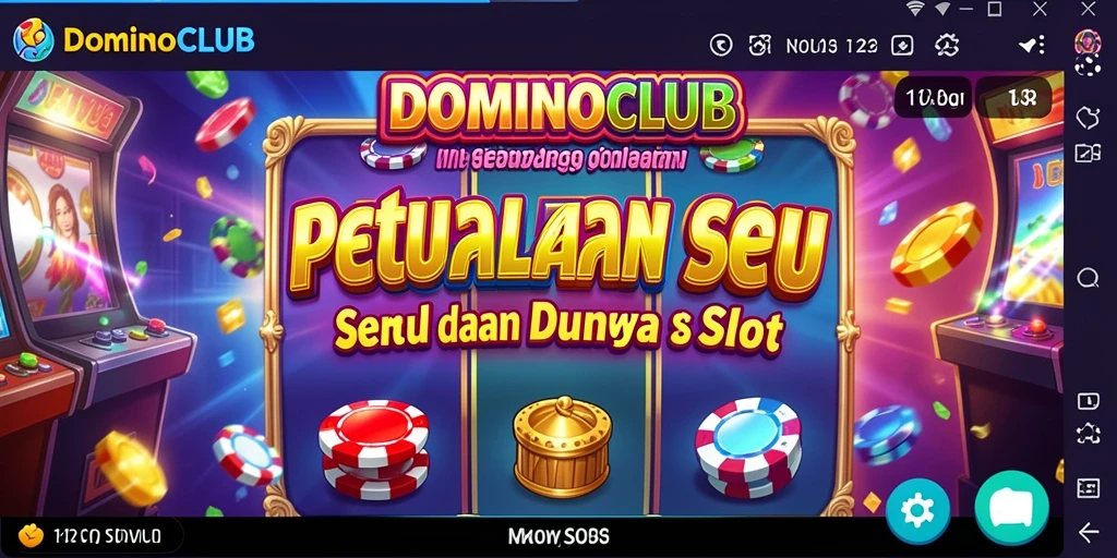 Screenshot gameplay DOMINOCLUB yang menampilkan putaran slot yang menarik.