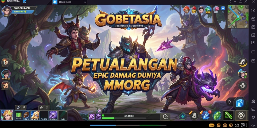 Tampilan menarik dari gameplay GOBETASIA yang penuh petualangan.