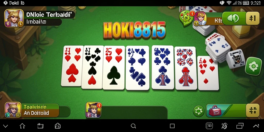 Tampilan menarik gameplay HOKI8815 di layar ponsel.