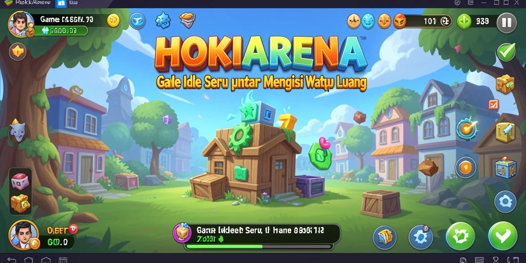 Tampilan menarik dari gameplay HOKIARENA yang santai.