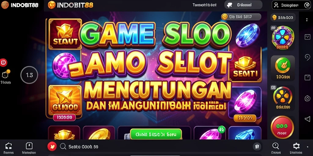Tampilan gameplay menarik dari game Slot INDOBIT88.