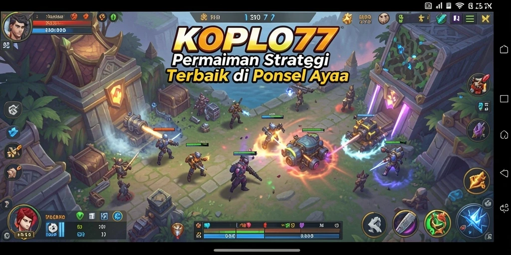 Tampak gameplay mendalam dalam KOPLO77 dengan tindakan strategi yang menegangkan.
