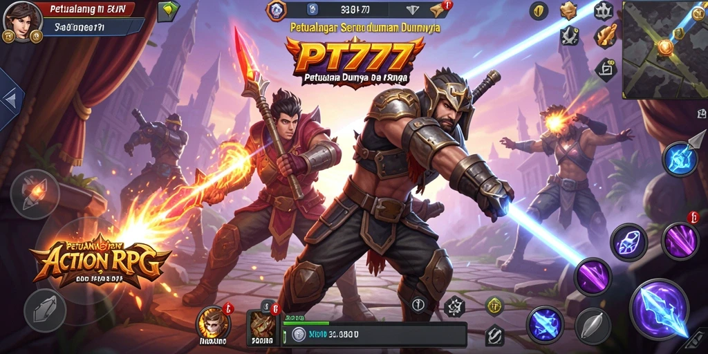 Tampilan gameplay PT777 dengan aksi seru dan grafis memukau.