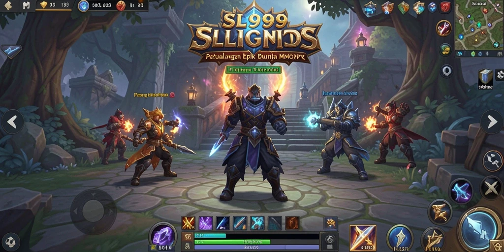 Tangkapan layar dari gameplay SL999 yang menampilkan pertempuran seru.